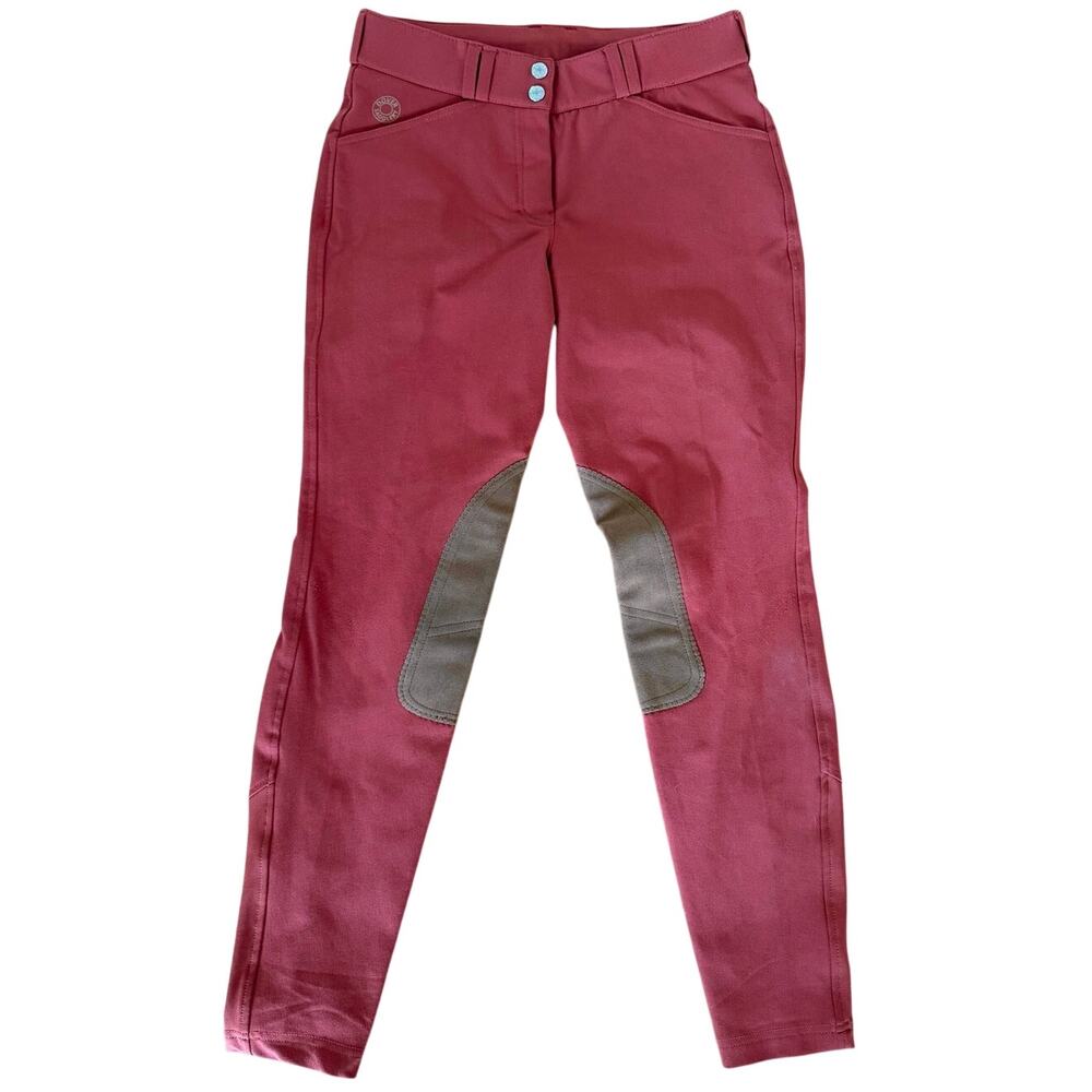 Dover Saddlery Rust Red Riding Pants Equestrian Size 28
